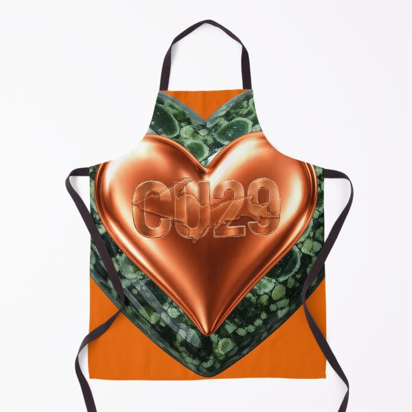 Item preview, CU29 | Copper & Chlorastrolite Michigan Heart designed and sold by FreshWaterWares.