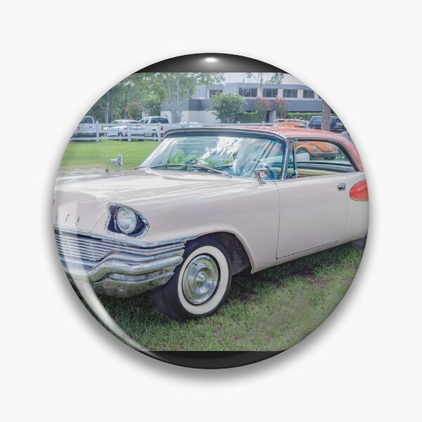 Item preview, 1957 Chrysler Windsor Desert Rose and Gauguin Red Technical Blueprint Car Poster designed and sold by RichFrancoCars.