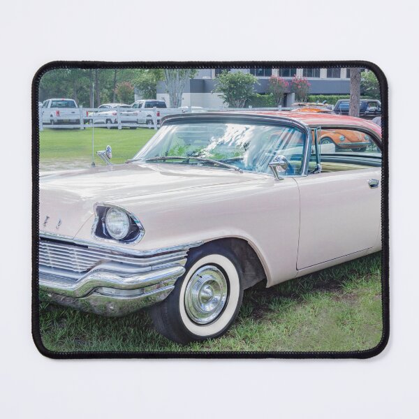 Item preview, 1957 Chrysler Windsor Desert Rose and Gauguin Red Technical Blueprint Car Poster designed and sold by RichFrancoCars.