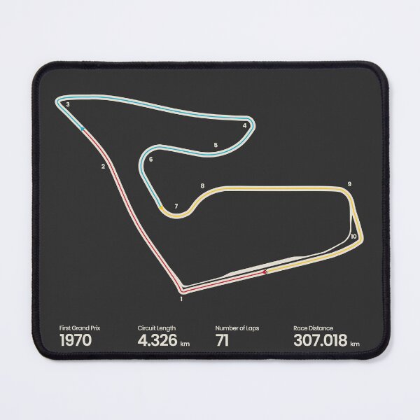 Item preview, Speilberg Ring | Austrian Grand Prix Motorsports Circuit Map designed and sold by archetype prints.