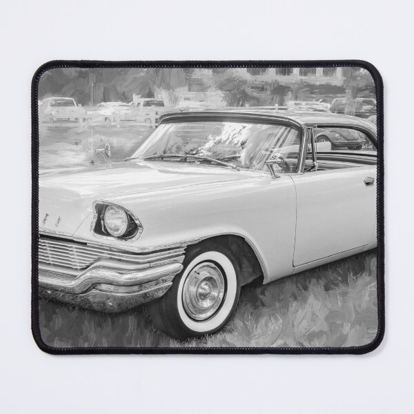 Item preview, 1957 Chrysler Windsor 2-Door Hardtop Monochrome Technical Blueprint Poster designed and sold by RichFrancoCars.