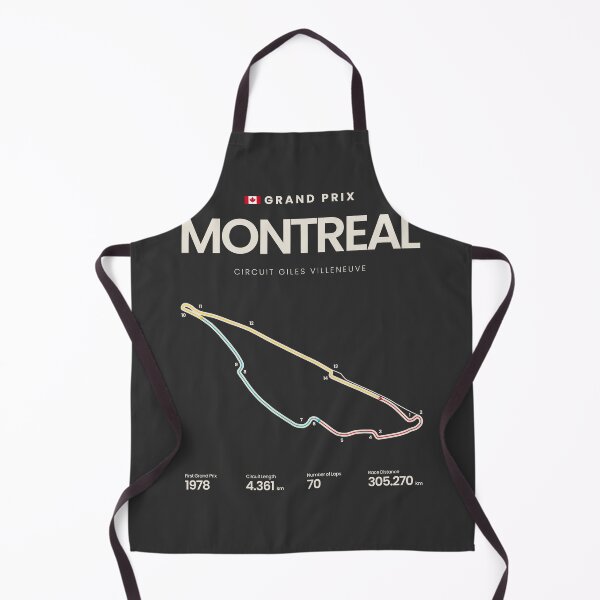 Item preview, Montreal Circuit Giles Villeneuve | Canadian Grand Prix Motorsports Circuit Map designed and sold by archetype prints.