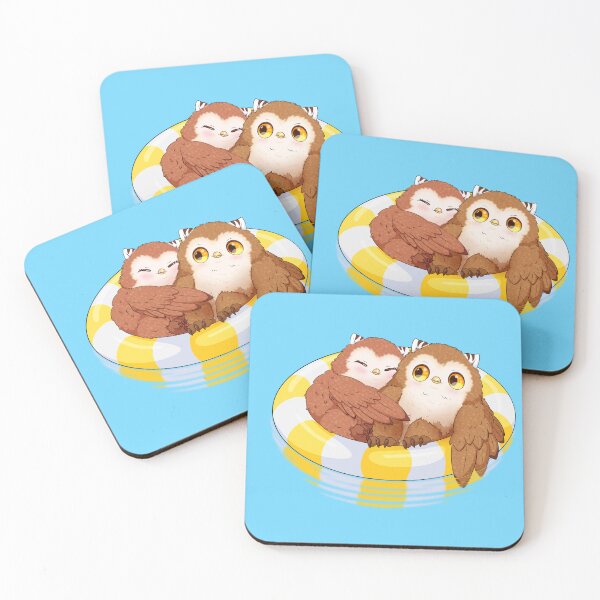 Item preview, pair of owls designed and sold by pioupiooou.