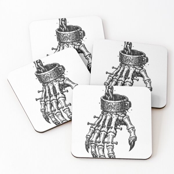 Item preview, Broken Chains Demon Skeleton Hand Dark Art designed and sold by Munib320.