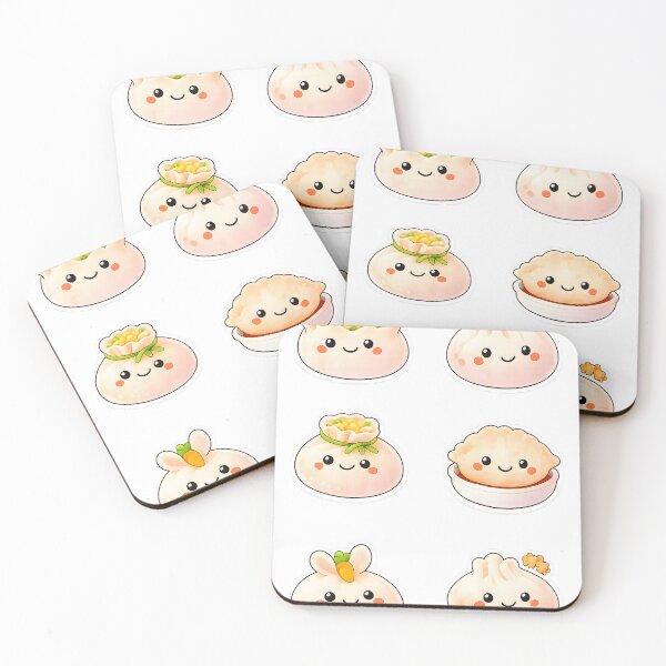 Item preview, Cute Dumpling Sticker Set designed and sold by ArtworkStratos.