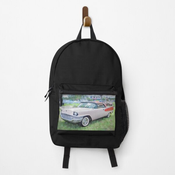Item preview, 1957 Chrysler Windsor Desert Rose Impressionistic Fine Art Print designed and sold by RichFrancoCars.