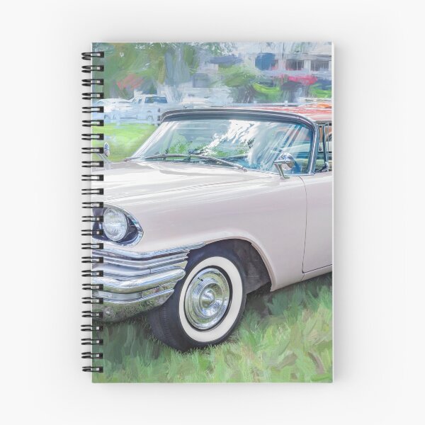 Item preview, 1957 Chrysler Windsor Desert Rose Impressionistic Fine Art Print designed and sold by RichFrancoCars.