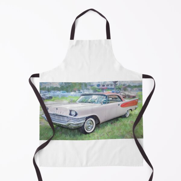 Item preview, 1957 Chrysler Windsor Desert Rose Impressionistic Fine Art Print designed and sold by RichFrancoCars.