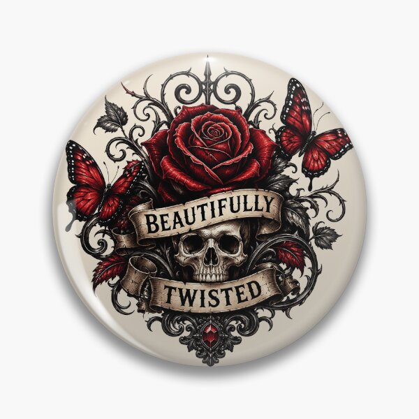 Item preview, Gothic skull and roses designed and sold by FatBirdie.