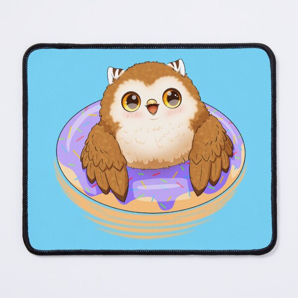 Item preview, Kawaii Owls at the Swimming Pool designed and sold by pioupiooou.