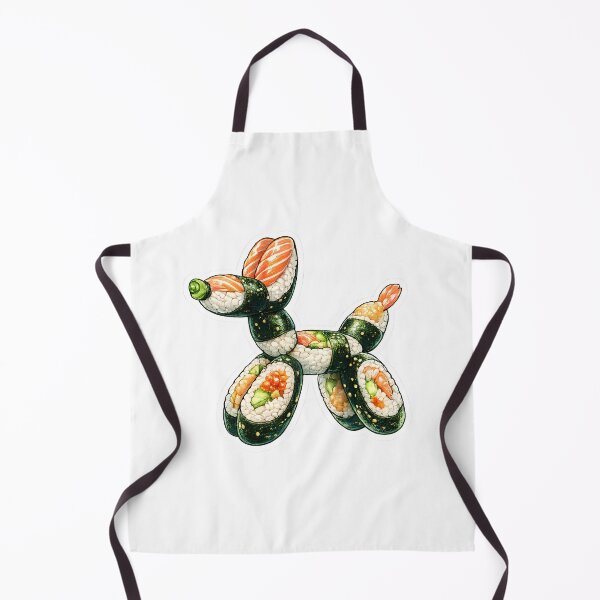 Item preview, Sushi Balloon Dog Sticker | Cute Japanese Food Balloon Animal | Kawaii Sushi Art designed and sold by Moh-nd-Eg.