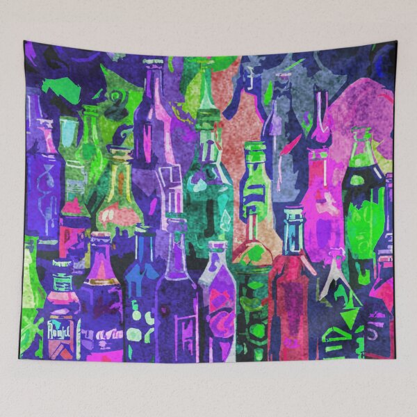 Item preview, Abstract bottles designed and sold by kinpirks.