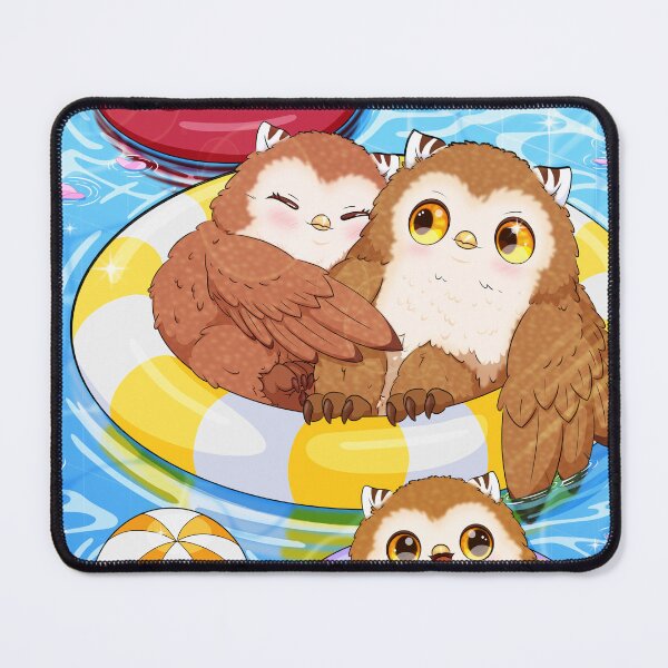 Item preview, family of owls at the pool designed and sold by pioupiooou.