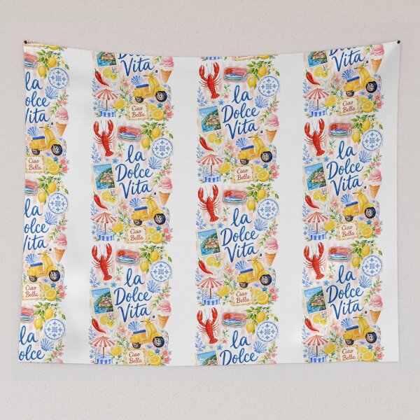 Item preview, La dolce vita, Ferragosto, italian summer beach vibe designed and sold by BARKAcreations.