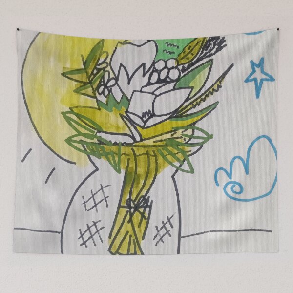 Item preview, Vase of Flowers in the Sun (Watercolour Still Life) designed and sold by KatieGaughan.