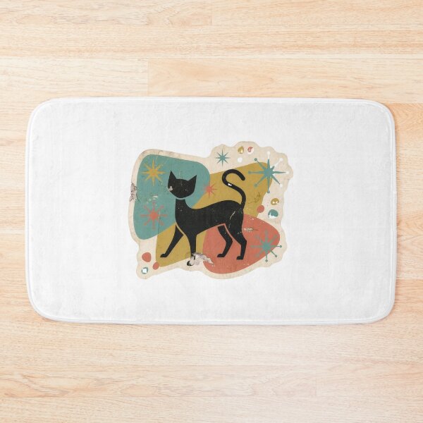 Item preview, Mid-Century Modern Black Cat - Retro Atomic Starburst designed and sold by Mr. Pawsome.