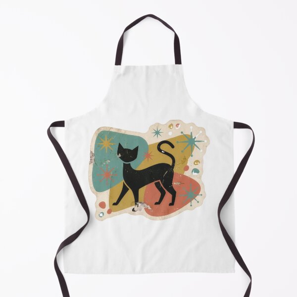 Item preview, Mid-Century Modern Black Cat - Retro Atomic Starburst designed and sold by Mr. Pawsome.