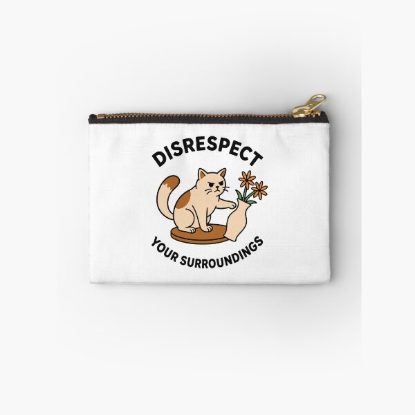 Item preview, Disrespect Your Surroundings Funny Cat Meme Rebel Attitude designed and sold by gunaone-design.