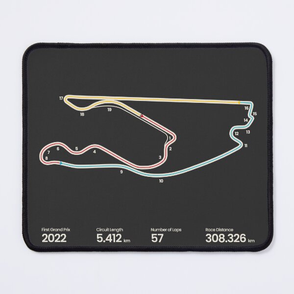 Item preview, Miami International Autodrome | Miami Grand Prix Motorsports Circuit Map designed and sold by archetype prints.