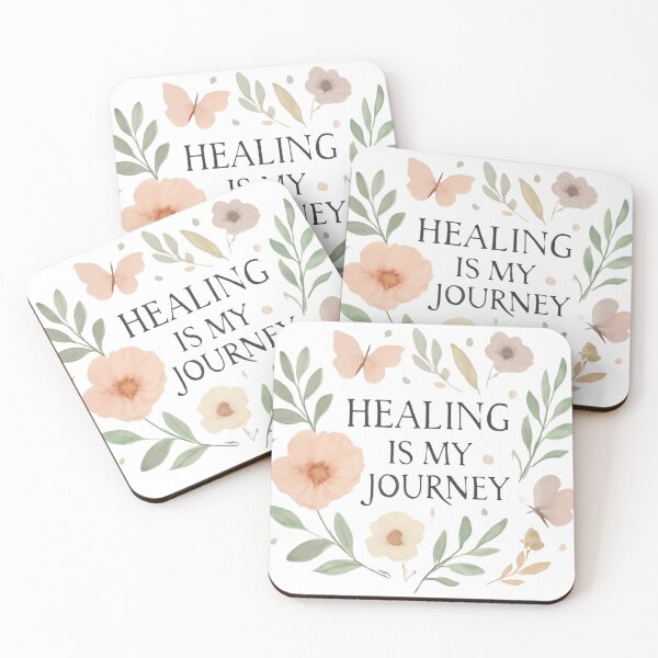 Item preview, Healing Is My Journey Inspirational Design designed and sold by Fresh Starts.