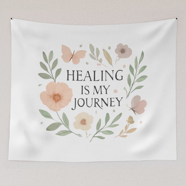 Item preview, Healing Is My Journey Inspirational Design designed and sold by Fresh Starts.
