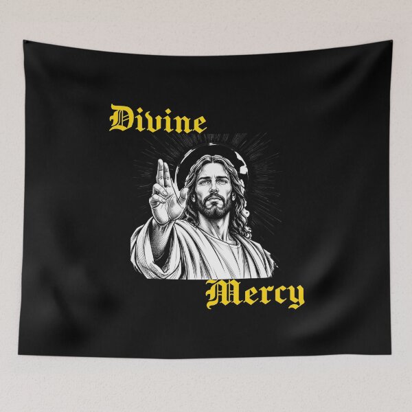 Item preview, Divine Mercy Jesus Christ Illustration designed and sold by Drami21.