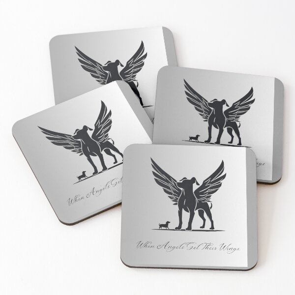 Item preview, Angel Dogs, Pet Grief, Pet Memorabilia, When Angels Get Their Wings - Design B designed and sold by AnimalVibes.