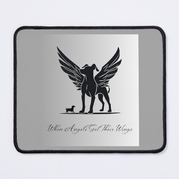 Item preview, Angel Dogs, Pet Grief, Pet Memorabilia, When Angels Get Their Wings - Design B designed and sold by AnimalVibes.