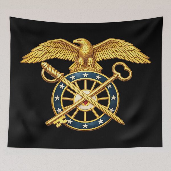 Item preview, Quartermaster Corps Branch Insignia - 3D - Enhanced designed and sold by Military Insignia Products.
