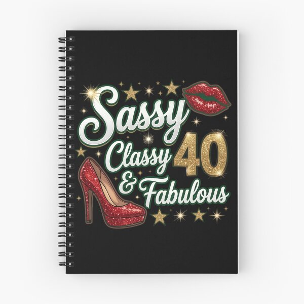Item preview, Sassy Classy Fabulous 40 Glitter Design designed and sold by TshirtsOnline-.