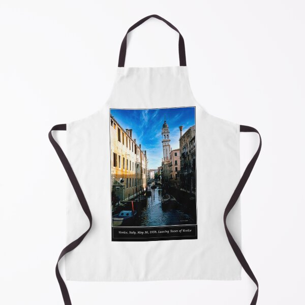 Item preview, Venice, Italy, May 30, 1959, Leaning Tower of Venice, Canal, Architecture designed and sold by AMacGPhilly.