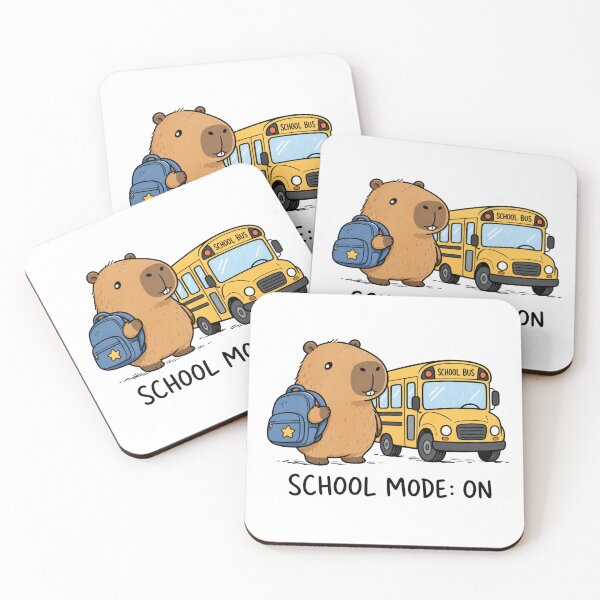 Item preview, Cute Capybara Student School Mode On designed and sold by KAWAII STUDIO NB.