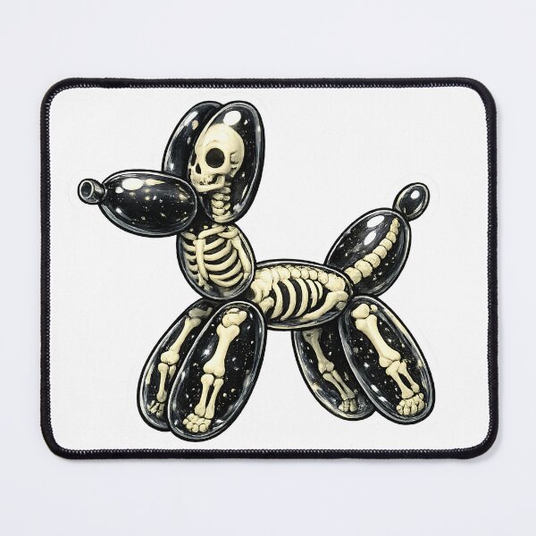 Item preview, Skeleton Balloon Dog Sticker | Gothic Balloon Animal | Spooky Halloween Skeleton Art designed and sold by Moh-nd-Eg.
