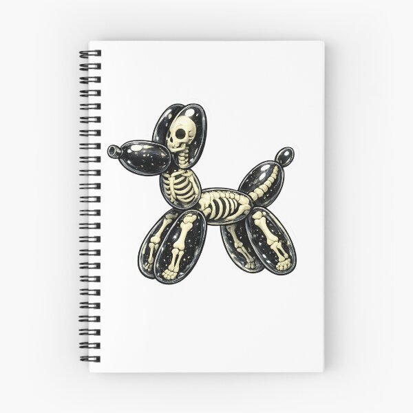 Item preview, Skeleton Balloon Dog Sticker | Gothic Balloon Animal | Spooky Halloween Skeleton Art designed and sold by Moh-nd-Eg.