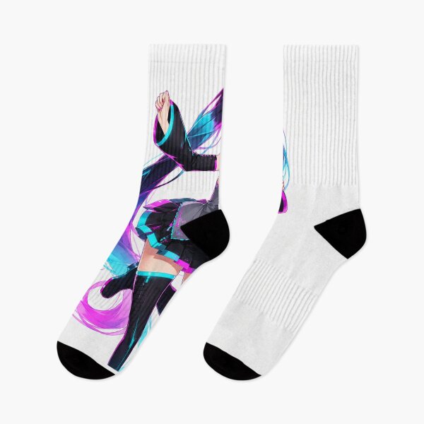 Item preview, Neon Cyber Anime Girl designed and sold by ZenOtaku Lab.