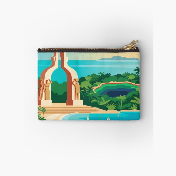 Item preview, Playa del Carmen Mexico Vintage Travel Poster – Retro Riviera Maya Wall Art designed and sold by Bomax121.