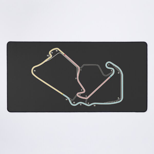 Item preview, Silverstone Circuit | British Grand Prix Motorsports Circuit Map designed and sold by archetype prints.