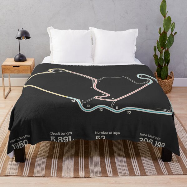 Item preview, Silverstone Circuit | British Grand Prix Motorsports Circuit Map designed and sold by archetype prints.