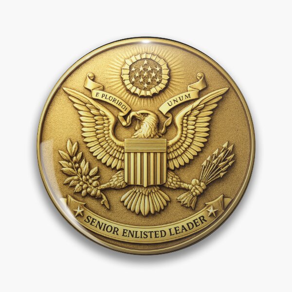 Item preview, Senior Enlisted Leader Branch Insignia - 3D - Enhanced designed and sold by Military Insignia Products.