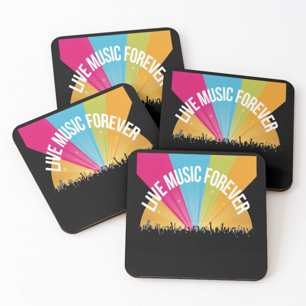 Item preview, Live Music Forever – Concert Crowd Stage Lights Design designed and sold by Midnight Veil Designs.