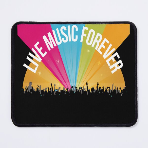 Item preview, Live Music Forever – Concert Crowd Stage Lights Design designed and sold by Midnight Veil Designs.