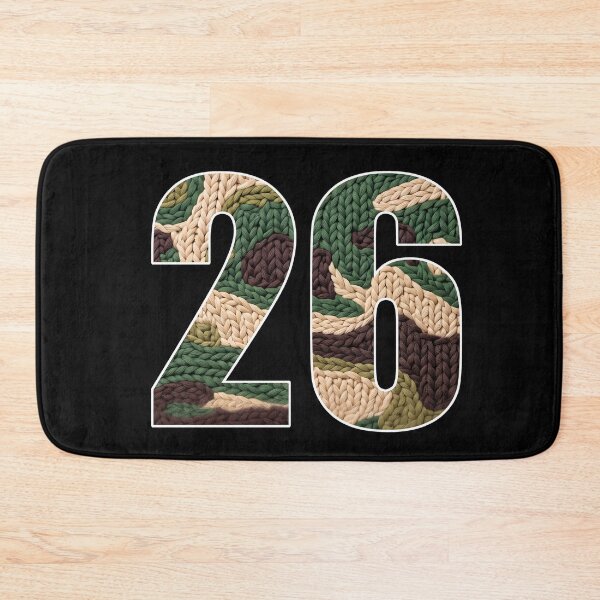 Item preview, Chunky Knit Camo Number 26 designed and sold by TOM JACK.