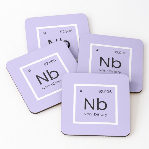 Item preview, Non-Binary Chemistry Element designed and sold by Cute-Chaotic-Co.