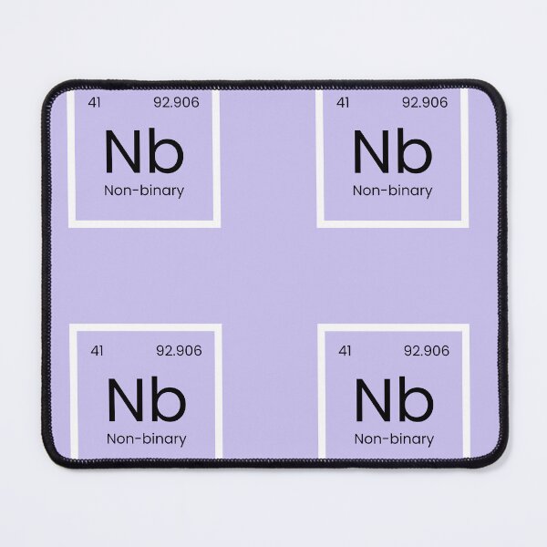 Item preview, Non-Binary Chemistry Element designed and sold by Cute-Chaotic-Co.