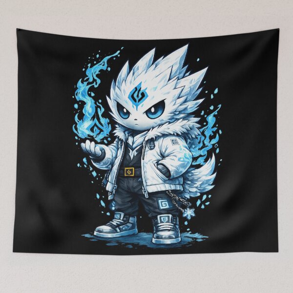 Item preview, GLYPH BEASTS Thunder Ice Wanderer designed and sold by Ekracreatives.