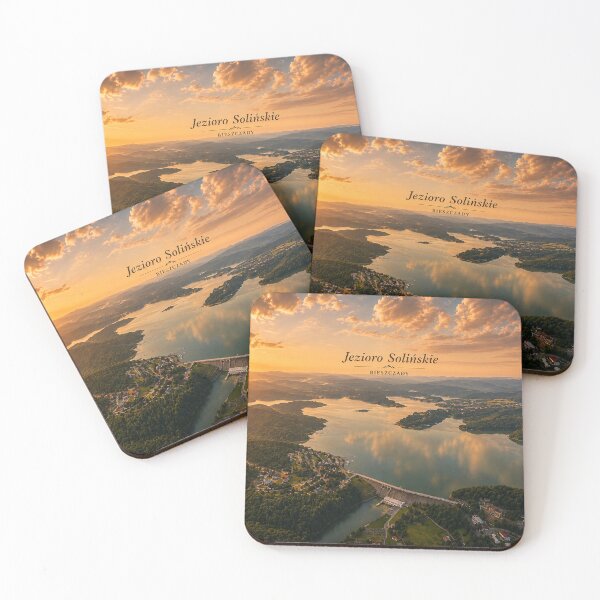 Item preview, Solina Dam & Lake Solina | Bieszczady, Poland Aerial View designed and sold by JMDG Studio.