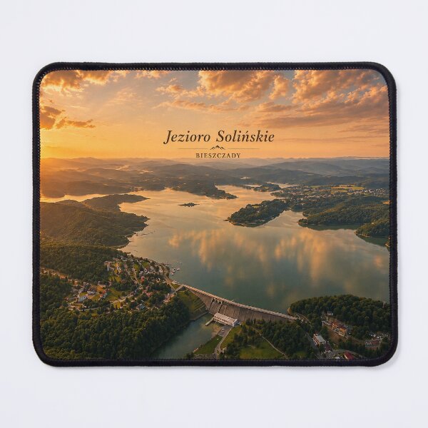 Item preview, Solina Dam & Lake Solina | Bieszczady, Poland Aerial View designed and sold by JMDG Studio.