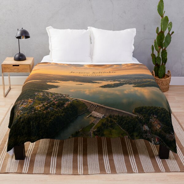 Item preview, Solina Dam & Lake Solina | Bieszczady, Poland Aerial View designed and sold by JMDG Studio.