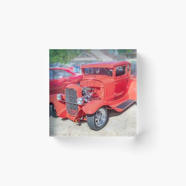 Item preview, 1930 Red Ford Hot Rod 5 Window Coupe  designed and sold by RichFrancoCars.