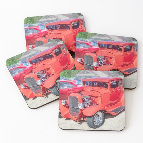 Item preview, 1930 Red Ford Hot Rod 5 Window Coupe  designed and sold by RichFrancoCars.